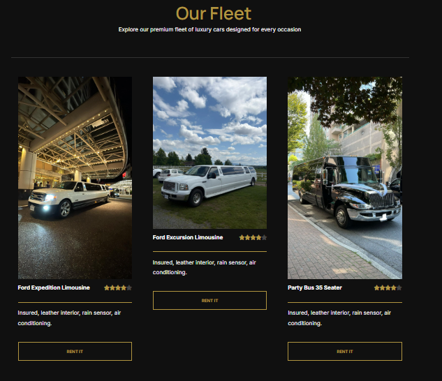 CLPN Limousines screenshot
